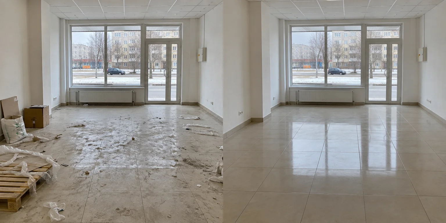 Автосалон: подготовка помещения — до уборки